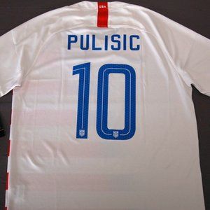 USA Soccer 2018 USMNT Pulisic Stadium Home Jersey